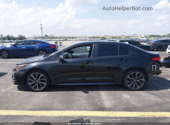 JTDS4MCE1MJ056945 2021 TOYOTA COROLLA Black Widok wnętrza 360 stopni