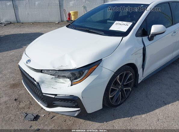 JTDS4MCE1MJ061966 2021 TOYOTA COROLLA White Դիմացի տեսք
