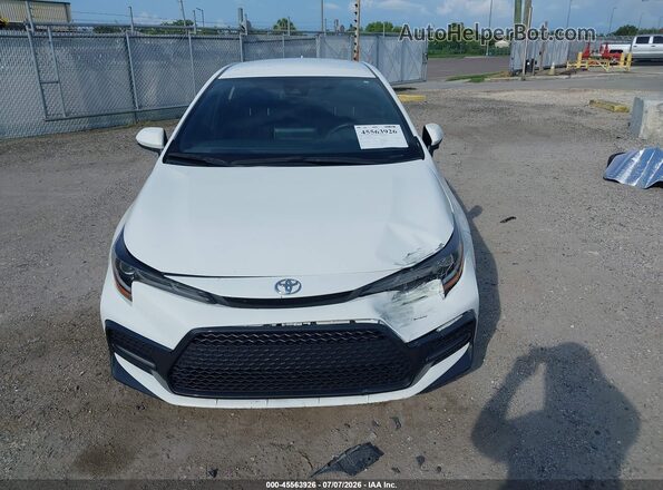 JTDS4MCE1MJ061966 2021 TOYOTA COROLLA White Սարքավորումների վահանակի տեսք