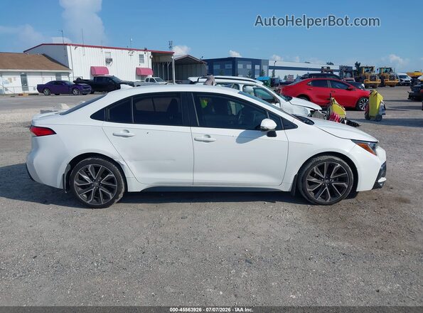 JTDS4MCE1MJ061966 2021 TOYOTA COROLLA White Սալոնի հետևի տեսք