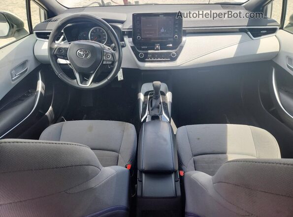 JTDS4MCE1N3506793 2022 TOYOTA COROLLA White Dashboard view