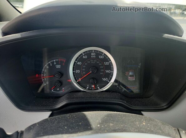 JTDS4MCE1N3506793 2022 TOYOTA COROLLA White Instrument cluster view