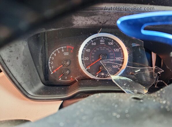 JTDS4MCE2MJ059837 2021 TOYOTA COROLLA Blue Vista del cuadro de instrumentos
