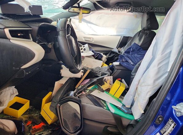 JTDS4MCE2MJ059837 2021 TOYOTA COROLLA Blue Vista interior delantera