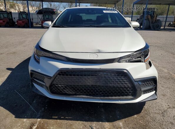 JTDS4MCE2MJ075701 2021 TOYOTA COROLLA White Դիմացի տեսք