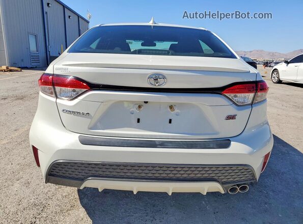JTDS4MCE2MJ075701 2021 TOYOTA COROLLA White Հետևի տեսք