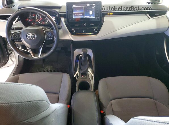 JTDS4MCE2NJ096162 2022 TOYOTA COROLLA Silver Widok deski rozdzielczej