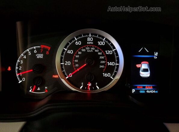 JTDS4MCE2NJ096162 2022 TOYOTA COROLLA Silver Widok zestawu wskaźników