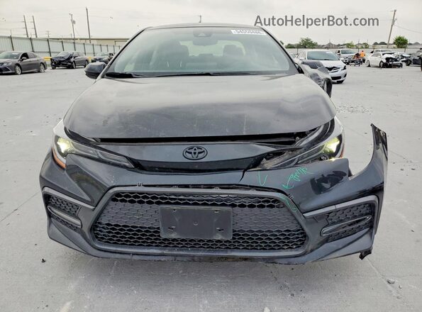 JTDS4MCE2NJ098736 2022 TOYOTA COROLLA Black Widok z przodu