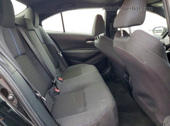 JTDS4MCE2NJ098736 2022 TOYOTA COROLLA Black Widok tylnych siedzeń