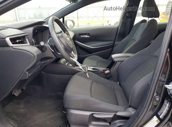 JTDS4MCE2NJ098736 2022 TOYOTA COROLLA Black Widok wnętrza z przodu