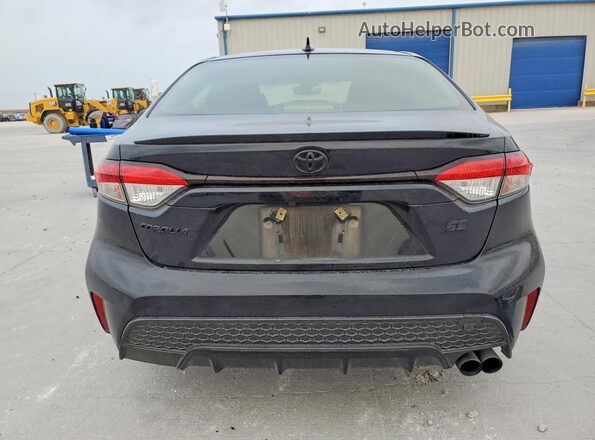 JTDS4MCE2NJ098736 2022 TOYOTA COROLLA Black Widok z tyłu