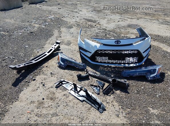 JTDS4MCE2T3532185 2026 TOYOTA COROLLA White Widok zestawu wskaźników