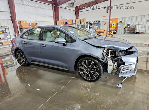 JTDS4MCE3MJ064674 2021 TOYOTA COROLLA Blue Передня права чверть