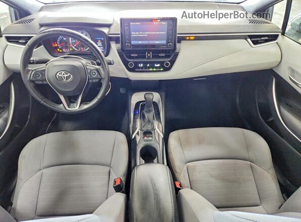 JTDS4MCE3MJ064674 2021 TOYOTA COROLLA Blue Вид панелі приладів