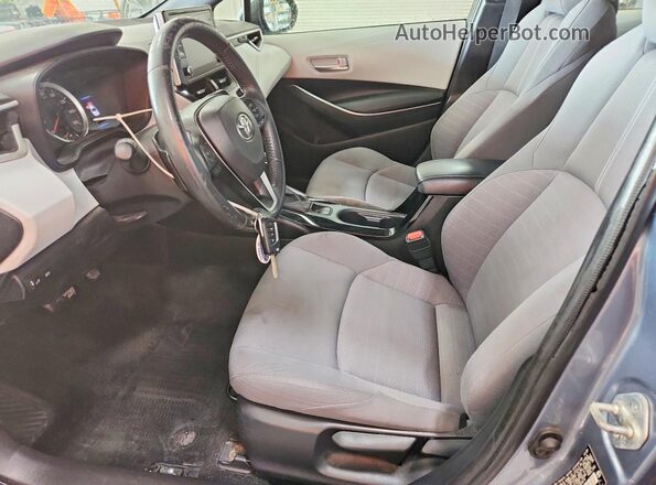 JTDS4MCE3MJ064674 2021 TOYOTA COROLLA Blue Вид салону спереду