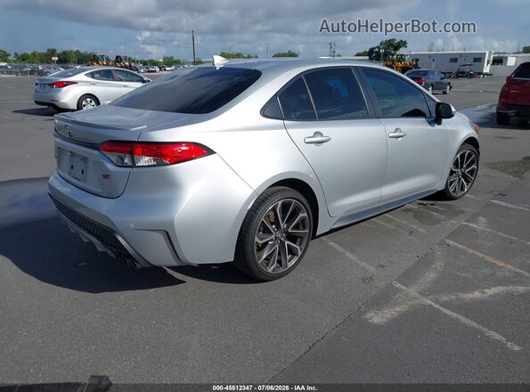 JTDS4MCE3N3504365 2022 TOYOTA COROLLA Silver Задня права чверть