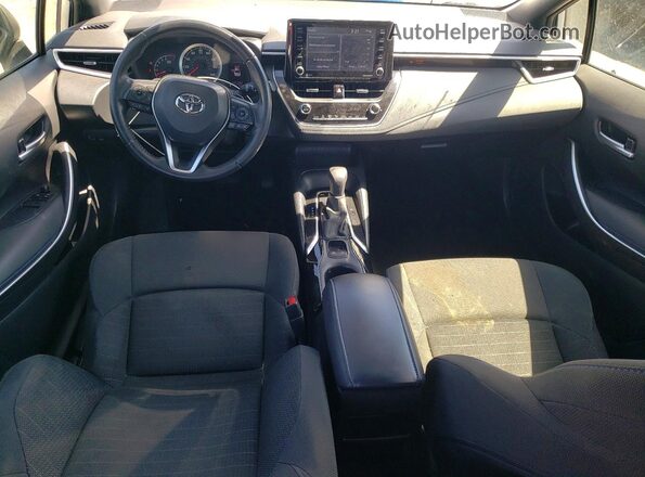 JTDS4MCE3NJ081783 2022 TOYOTA COROLLA Gray Dashboard view