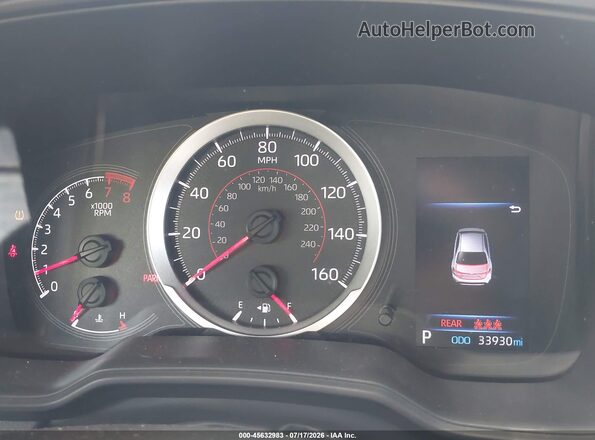 JTDS4MCE3NJ092833 2022 TOYOTA COROLLA Gray უკანა სავარძლების ხედი