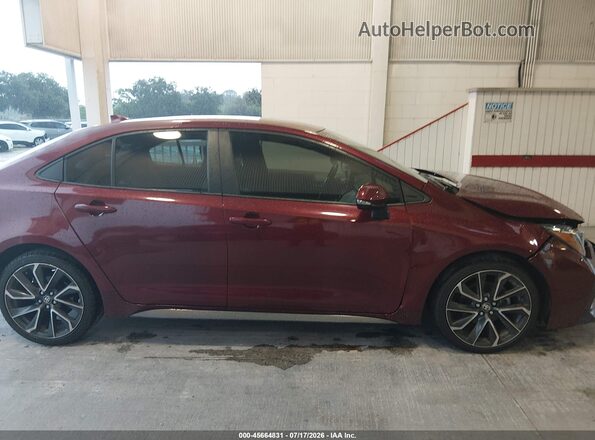 JTDS4MCE4NJ094493 2022 TOYOTA COROLLA Бордовый Панорамный вид салона 360°