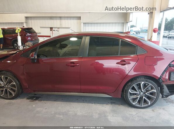 JTDS4MCE4NJ094493 2022 TOYOTA COROLLA Бордовый 