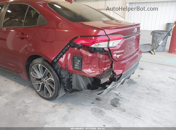 JTDS4MCE4NJ094493 2022 TOYOTA COROLLA Бордовый Вид спереди