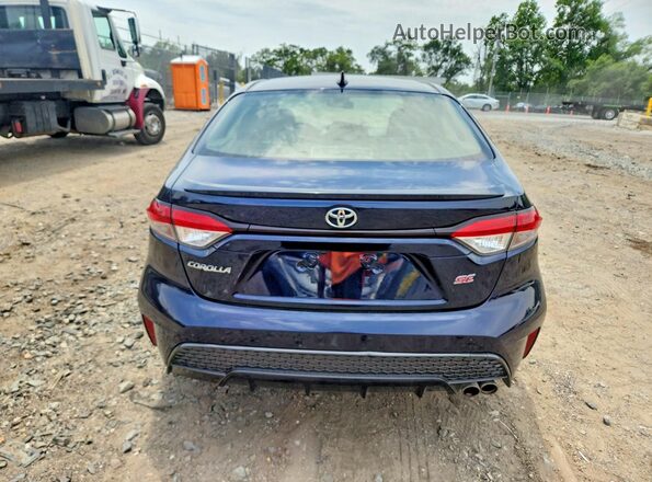 JTDS4MCE5MJ070573 2021 TOYOTA COROLLA Синий Вид сзади