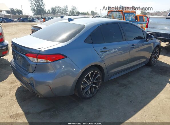 JTDS4MCE6N3506014 2022 TOYOTA COROLLA Light Blue Trasero derecho