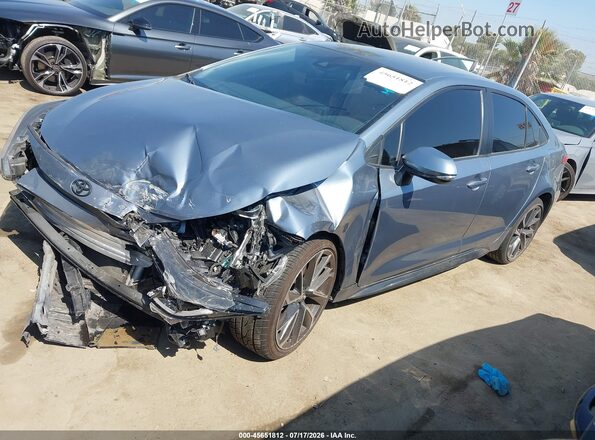 JTDS4MCE6N3506014 2022 TOYOTA COROLLA Light Blue Vista tres cuartos delantera izquierda