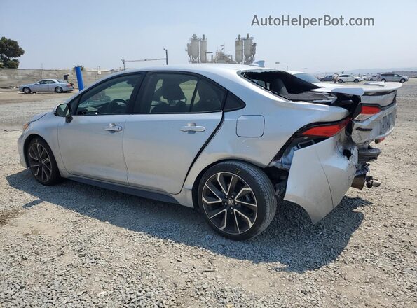 JTDS4MCE6N3507129 2022 TOYOTA COROLLA Silver Հետևի ձախ