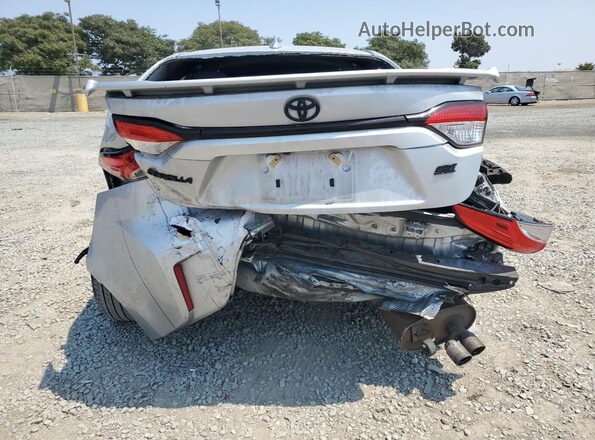 JTDS4MCE6N3507129 2022 TOYOTA COROLLA Silver Հետևի տեսք
