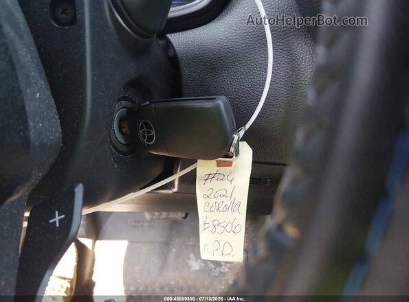 JTDS4MCE7MJ058506 2021 TOYOTA COROLLA Black Առջևի վահանակի տեսք
