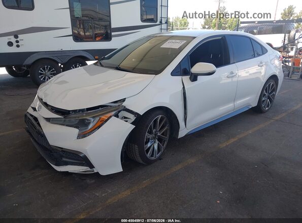 JTDS4MCE7N3502344 2022 TOYOTA COROLLA Белый Передняя левая четверть
