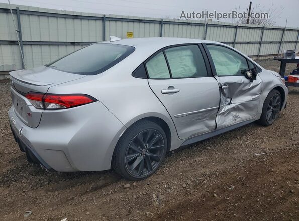 JTDS4MCE7PJ101245 2023 TOYOTA COROLLA Silver Tył prawy