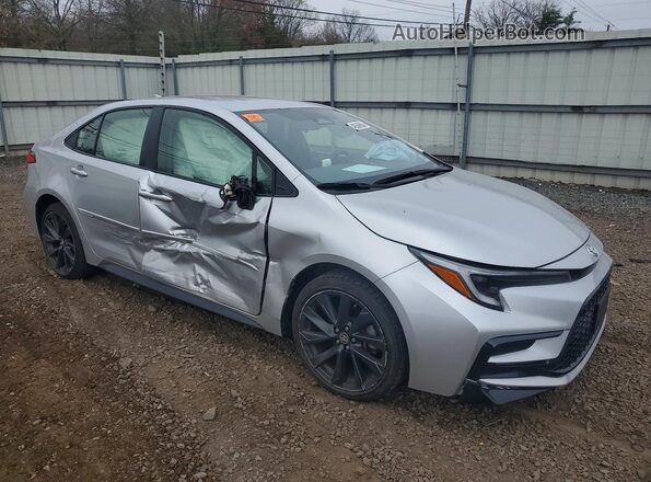 JTDS4MCE7PJ101245 2023 TOYOTA COROLLA Silver Przód prawy
