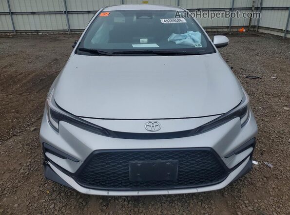 JTDS4MCE7PJ101245 2023 TOYOTA COROLLA Silver Widok z przodu