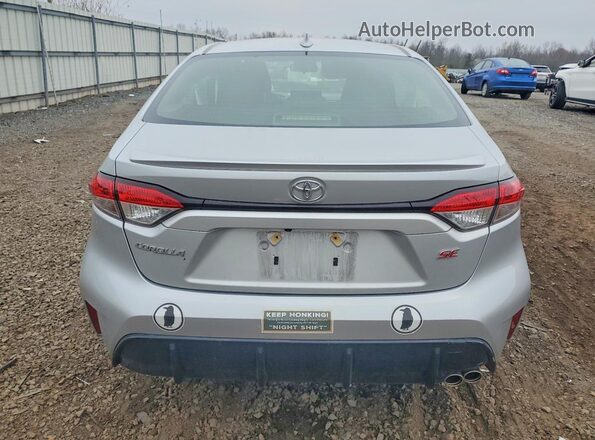 JTDS4MCE7PJ101245 2023 TOYOTA COROLLA Silver Widok z tyłu