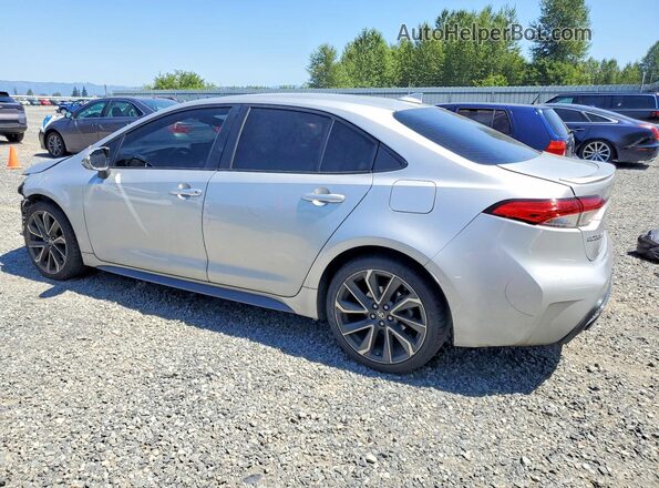 JTDS4MCE8MJ062791 2021 TOYOTA COROLLA Silver უკანა მარცხენა