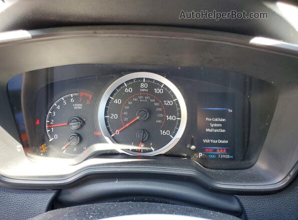 JTDS4MCE8MJ062791 2021 TOYOTA COROLLA Silver ხელსაწყოთა პანელის ხედი