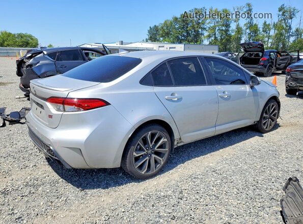JTDS4MCE8MJ062791 2021 TOYOTA COROLLA Silver უკანა მარჯვენა