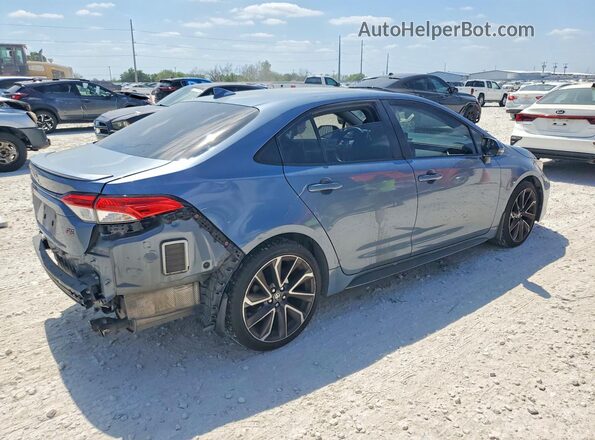 JTDS4MCE8N3504054 2022 TOYOTA COROLLA Blue Rear right