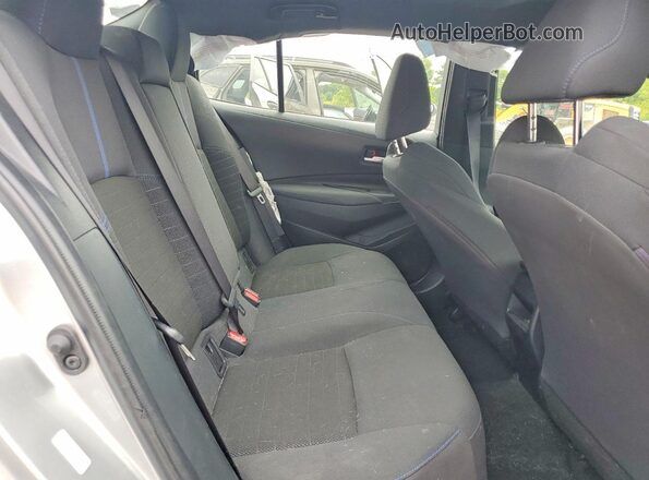 JTDS4MCE8NJ096134 2022 TOYOTA COROLLA Silver უკანა სავარძლების ხედი