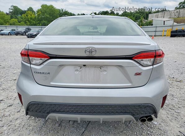 JTDS4MCE8NJ096134 2022 TOYOTA COROLLA Silver უკანა ხედი