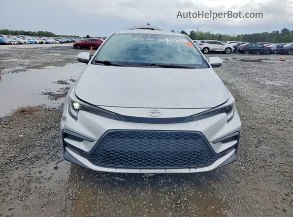 JTDS4MCE8R3522494 2024 TOYOTA COROLLA Silver Front view