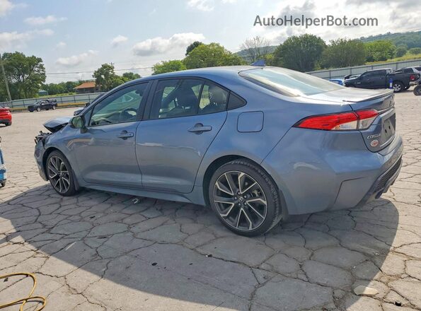 JTDS4MCEXMJ061688 2021 TOYOTA COROLLA Blue Հետևի ձախ