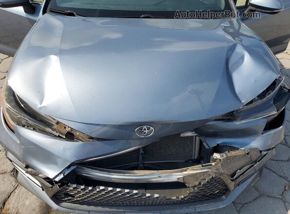 JTDS4MCEXMJ061688 2021 TOYOTA COROLLA Blue Սալոնի հետևի տեսք