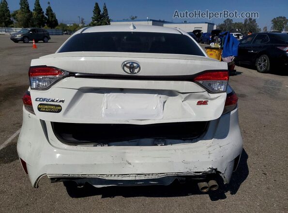 JTDS4MCEXMJ079544 2021 TOYOTA COROLLA White Widok z tyłu