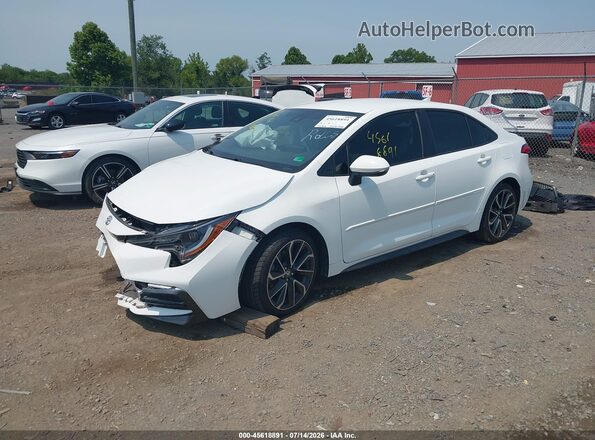 JTDS4MCEXN3511698 2022 TOYOTA COROLLA White Առջևի ձախ երեք քառորդ տեսարան
