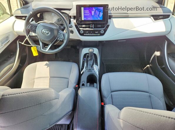 JTDS4MCEXP3516757 2023 TOYOTA COROLLA White Вид панелі приладів