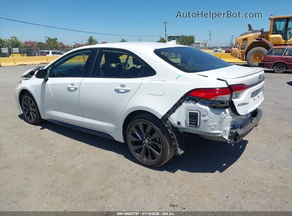 JTDS4MCEXSJ108411 2025 TOYOTA COROLLA White უკანა მარცხენა